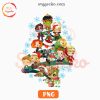 Baby Marvel Superheroes Christmas Tree PNG, Hulk PNG, Iron Man PNG, Cute Avengers Xmas PNG Designs