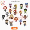 Marvel Comics Characters PNG Watercolor, Hulk PNG, Spider Man PNG, Thanos PNG, Loki PNG Clipart