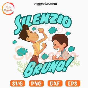Silenzio Bruno SVG, Luca Song SVG, Disney Pixar Movie SVG PNG Digital Download
