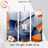 Houston Astros 3D Triangles Wall 20oz Skinny Tumbler Wrap PNG, MLB Baseball Tumbler Template PNG Designs
