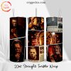 Michael Myers 20oz Straight Skinny Tumbler PNG, Horror Halloween Tumbler Wrap PNG Designs