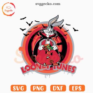 Bugs Bunny Halloween SVG, Looney Tunes Halloween SVG PNG Cricut