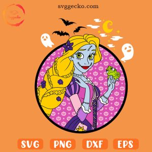 Rapunzel Halloween SVG, Pascal SVG, Disney Tangled Halloween SVG PNG Cricut Files