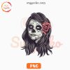 Sugar Skull Girl PNG, Day Of The Dead PNG Digital Download