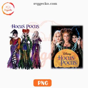 Disney Hocus Pocus PNG, Sanderson Sisters PNG, Witch PNG