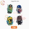 Baby Superheroes PNG Bundle, Aquaman PNG, Batman PNG, Captain America PNG, Bumblebee PNG