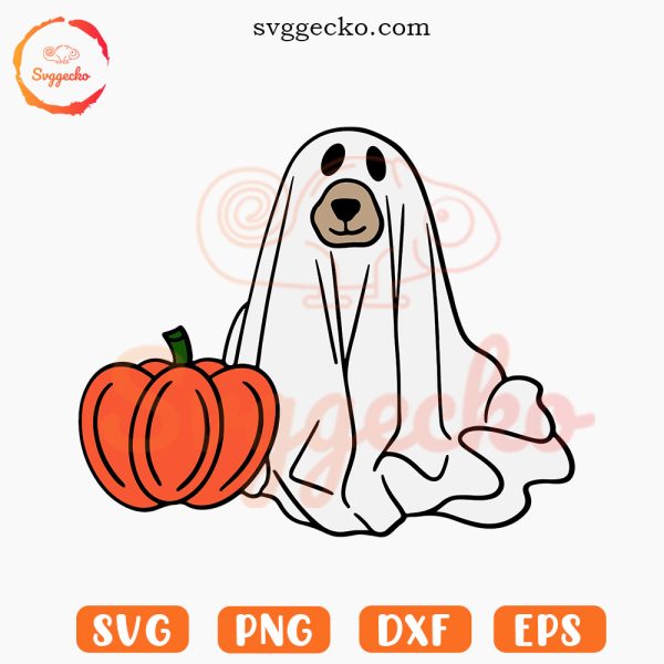Cute Ghost Dog SVG, Halloween Dog Pumpkin SVG, Boo SVG PNG Cut Files ...