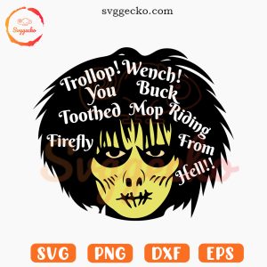 Wench Trollop SVG, Billy Butcherson SVG, Hocus Pocus Billy SVG PNG Digital Files