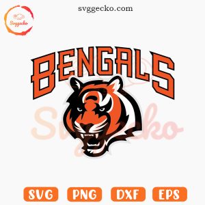 Bengals Logo SVG, Cincinnati Bengals SVG, Bengals Football Team SVG PNG Cricut