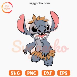 Stitch Cosplay Baloo SVG, Cartoon SVG PNG Digital Files
