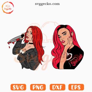 Karol G Halloween SVG, Gatubela SVG, Bichota Horror SVG PNG Cricut