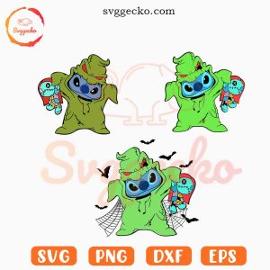 Stitch Oogie Boogie SVG Bundle, Funny Disney Halloween SVG, Nightmare Christmas Ghost SVG PNG