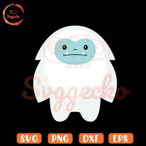 Cute Yeti SVG, Snowman Bigfoot SVG PNG DXF EPS Cut Files
