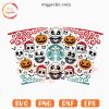 Jack Nightmare Before Christmas Starbucks Wrap SVG, Halloween Starbucks Coffee SVG PNG Cricut