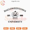 Halloweentown University Est 1998 SVG, Pumpkin Halloween SVG PNG Files