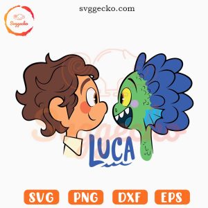 Luca SVG, Daniela Paguro SVG, Disney Cartoon SVG PNG Digital Files