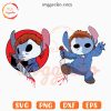 Stitch Michael Myers SVG, Funny Stitch Halloween Movie SVG PNG Cut Files