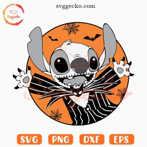 Stitch Jack Nightmare Before Christmas SVG PNG Cricut Files
