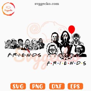 Horror Friends SVG, Halloween Killers SVG, Scary SVG PNG Digital Download