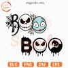 Nightmare Before Christmas Boo SVG, Jack Sally SVG, Oogie Boogie Halloween SVG PNG