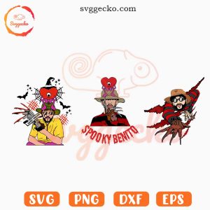 Bad Bunny Freddy Krueger SVG, Bad Bunny Horror Halloween SVG, Spooky Benito SVG PNG Cricut