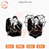 Gomez Morticia Addams SVG, The Addams Family Couple SVG, Halloween Movie SVG PNG Files