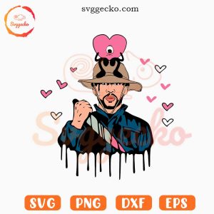 Bad Bunny Michael Myers Halloween SVG PNG Cutting Files