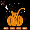 Pumpkin Cat SVG, Halloween Cat SVG, Cute SVG, Trick Or Treat SVG PNG Files