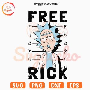 Free Rick SVG, Rick Sanchez SVG, Rick And Morty SVG PNG Cutting Files