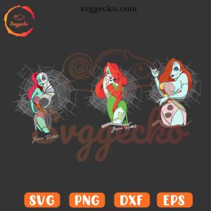 Jessica Rabbit Halloween SVG, Sally SVG, Sugar Skull SVG PNG Files