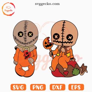 Sam Trick r Treat SVG, Horror Halloween SVG PNG DXF EPS Instant Downloads