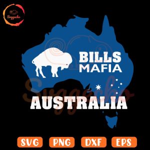 Bills Mafia Australia SVG, Buffalo Bills SVG PNG Cut Files