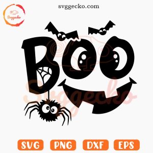 Boo SVG, Funny Halloween SVG PNG For Kids