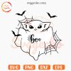 Baby Yoda Ghost Boo SVG, Funny Halloween Star Wars SVG PNG Cricut
