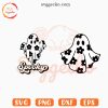 Daisy Ghost SVG, Spooky SVG, Retro Halloween Ghost SVG PNG Files