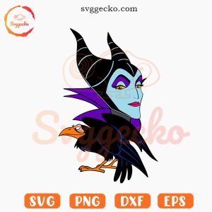 Maleficent SVG, Disney Villain Queen SVG PNG EPS DXF Files