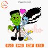 Frank And The Bride SVG, Frankenstein SVG, Monster Halloween Movie SVG PNG Cricut