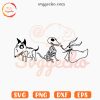 Spooky Tim Burton Dogs SVG, Frankenweenie SVG, Zero Dog SVG, Corpse Bride Scraps SVG