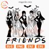 Queens Halloween Friends SVG, Elvira SVG, Lily Munster SVG, Morticia SVG, Bride of Frankenstein SVG