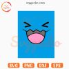 Wobbuffet Face SVG, Funny Pokemon Cartoon SVG PNG Files