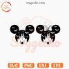 Mickey Minnie Ears Castle Halloween SVG, Disneyland Vacation SVG PNG Digital Downloads