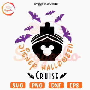 Disney Halloween Cruise SVG, Happy Cruising SVG, Disney Trip Halloween SVG PNG Cut Files