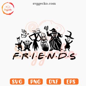 The Nightmare Before Christmas Friends SVG, Jack Sally SVG, Oogie Boogie SVG