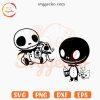 Baby Jack Skellington And Zero SVG, Cute Nightmare Before Christmas SVG PNG EPS DXF Files