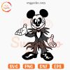 Jack Skellington Mickey SVG, Funny Nightmare Before Christmas Disney SVG PNG Cricut