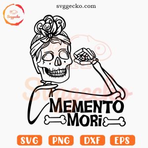Memento Mori SVG, Skull Mom SVG, Catholic SVG PNG Cricut
