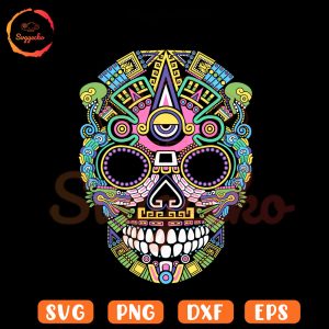 Mexican Skull SVG, Sugar Skull SVG, Calavera SVG, Day Of The Dead Skull SVG PNG Downloads