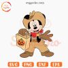 Mickey Mouse Cowboy Halloween SVG, Trick Or Treat SVG, Happy Halloween SVG PNG Cut Files