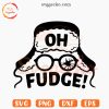 Oh Fudge Christmas SVG, Funny SVG, A Christmas Story SVG PNG Files