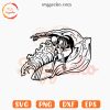 Skeleton Surfing SVG, Funny Surfer SVG PNG Files